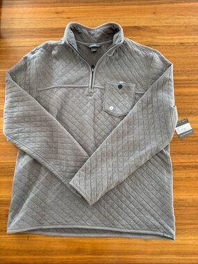 New with tags Eddie Bauer fortify quilted quarter zip sz men’s medium